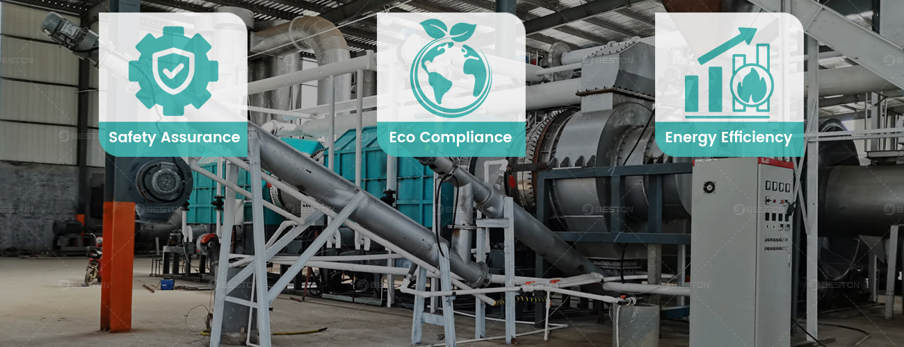 Biomass Carbonization Machine Advantages